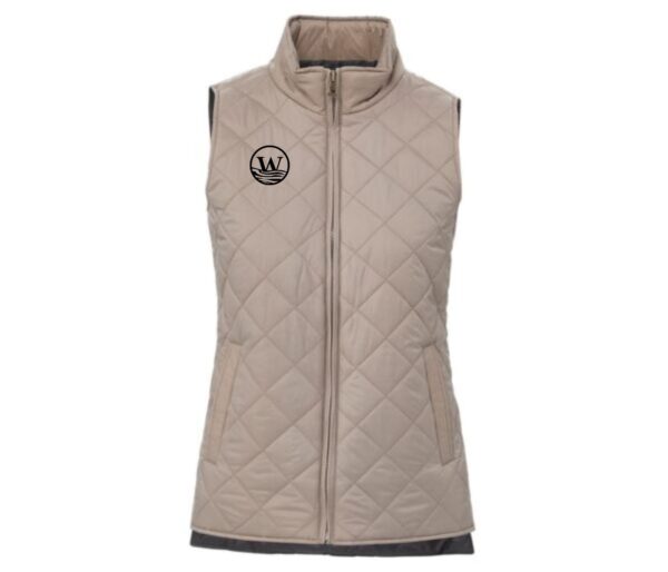 Western River Women's Diamond Quilted Camp Vest
