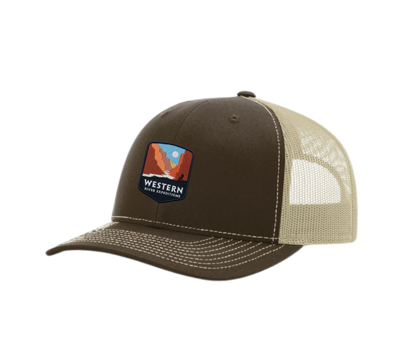 WRE "River Sunrise" Patch Trucker Hat - Image 2