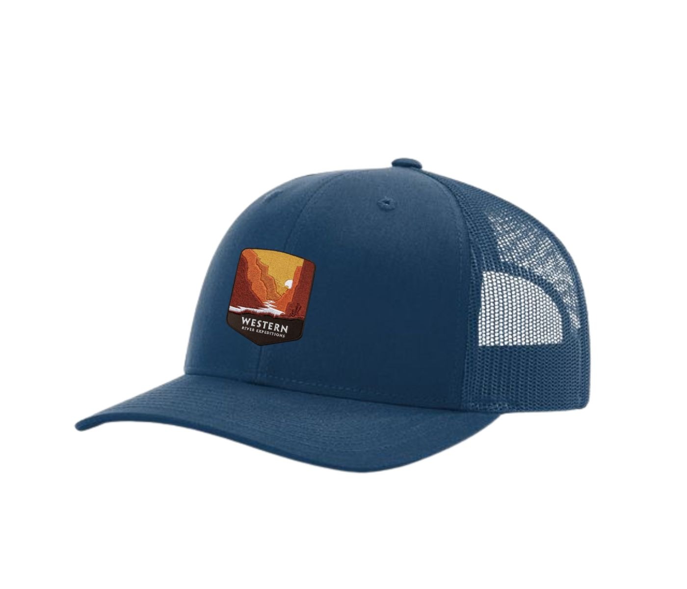 WRE "River Sunset" Patch Trucker Hat - Image 3