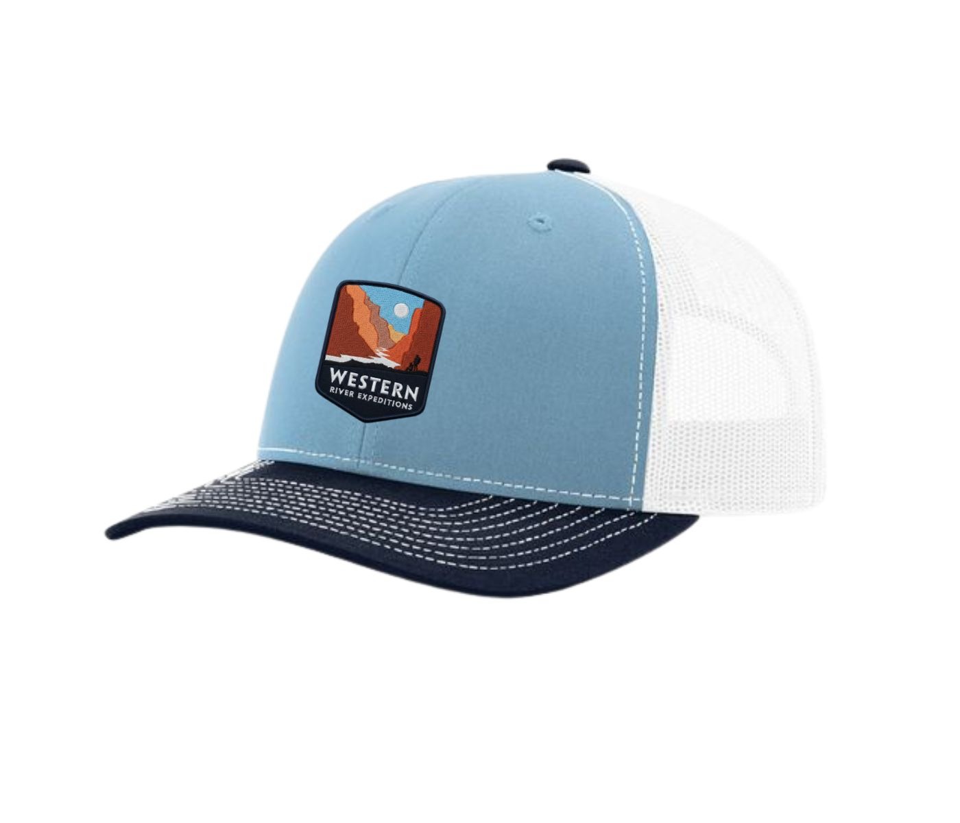 WRE "River Sunrise" Patch Trucker Hat - Image 4