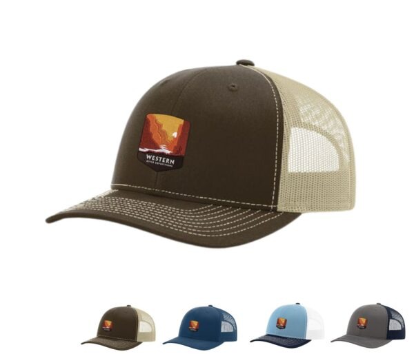 WRE "River Sunset" Patch Trucker Hat
