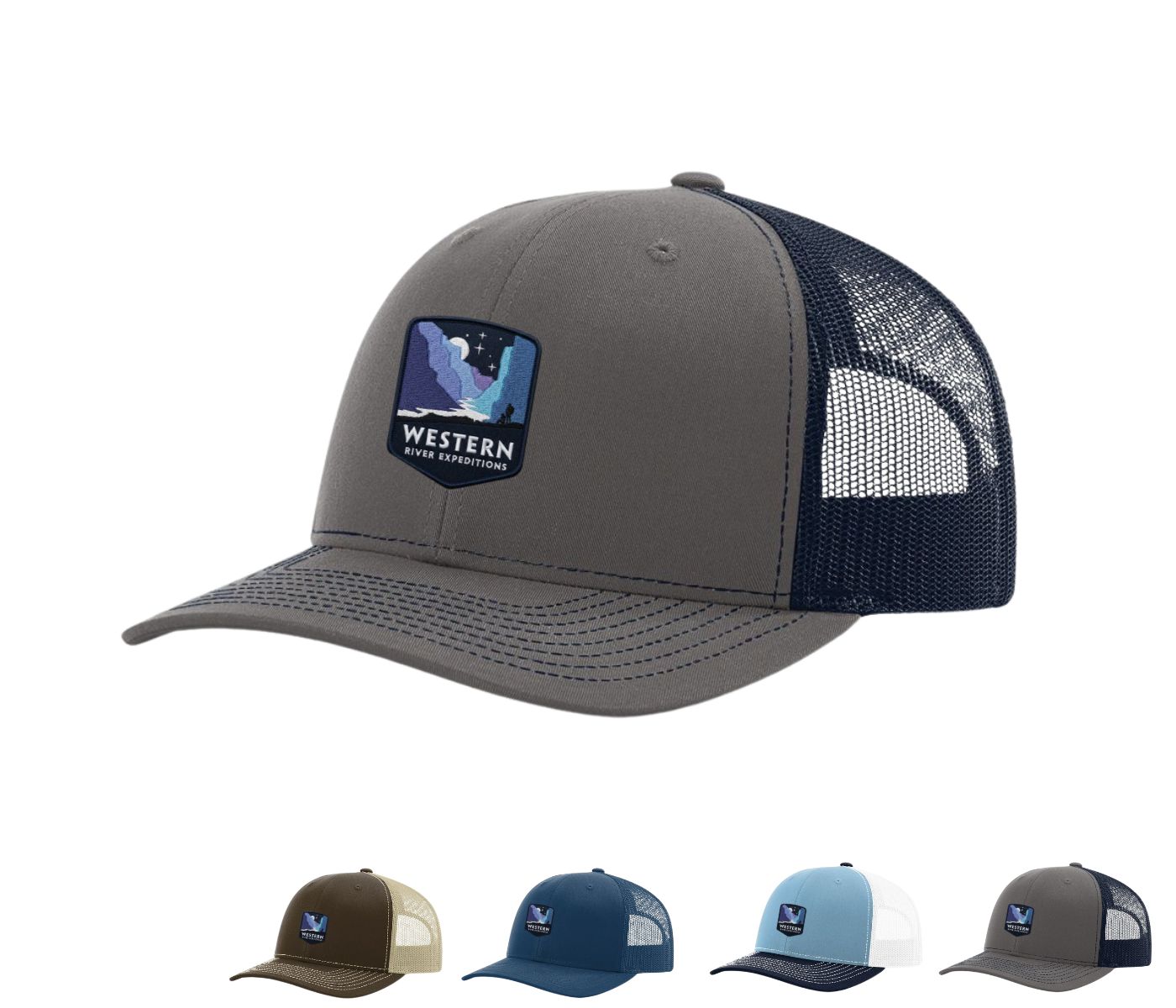 WRE "River Starry Night" Patch Trucker Hat